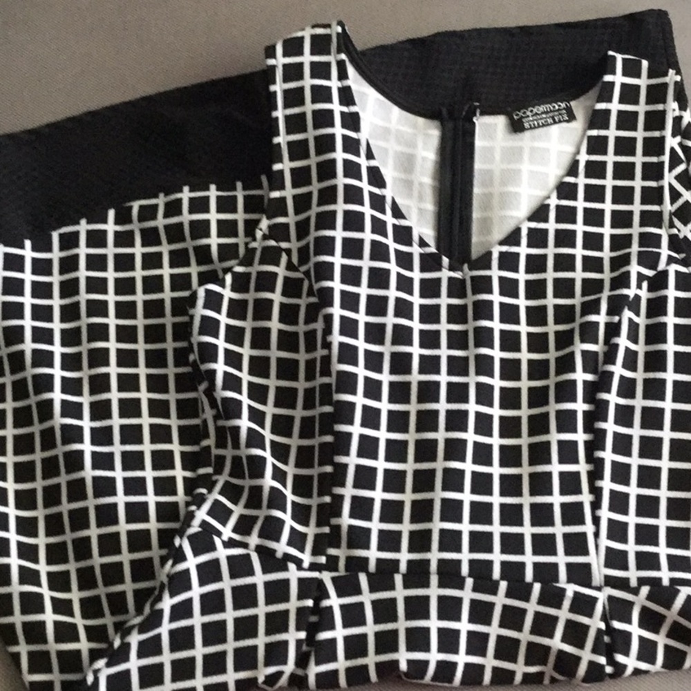Papermoon black white dress EUC